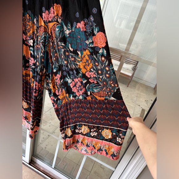 Free people Bali birds of paradise black jumpsuit - Picture 11 of 16